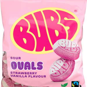 Ovals Strawberry Vanilla Sour 90g